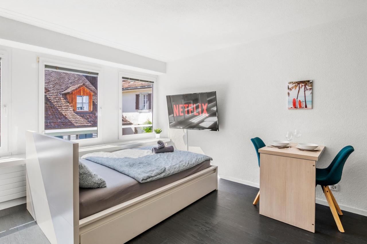 Pearlstay - City Center Twin Bed Workplace Washer Winterthur Bagian luar foto