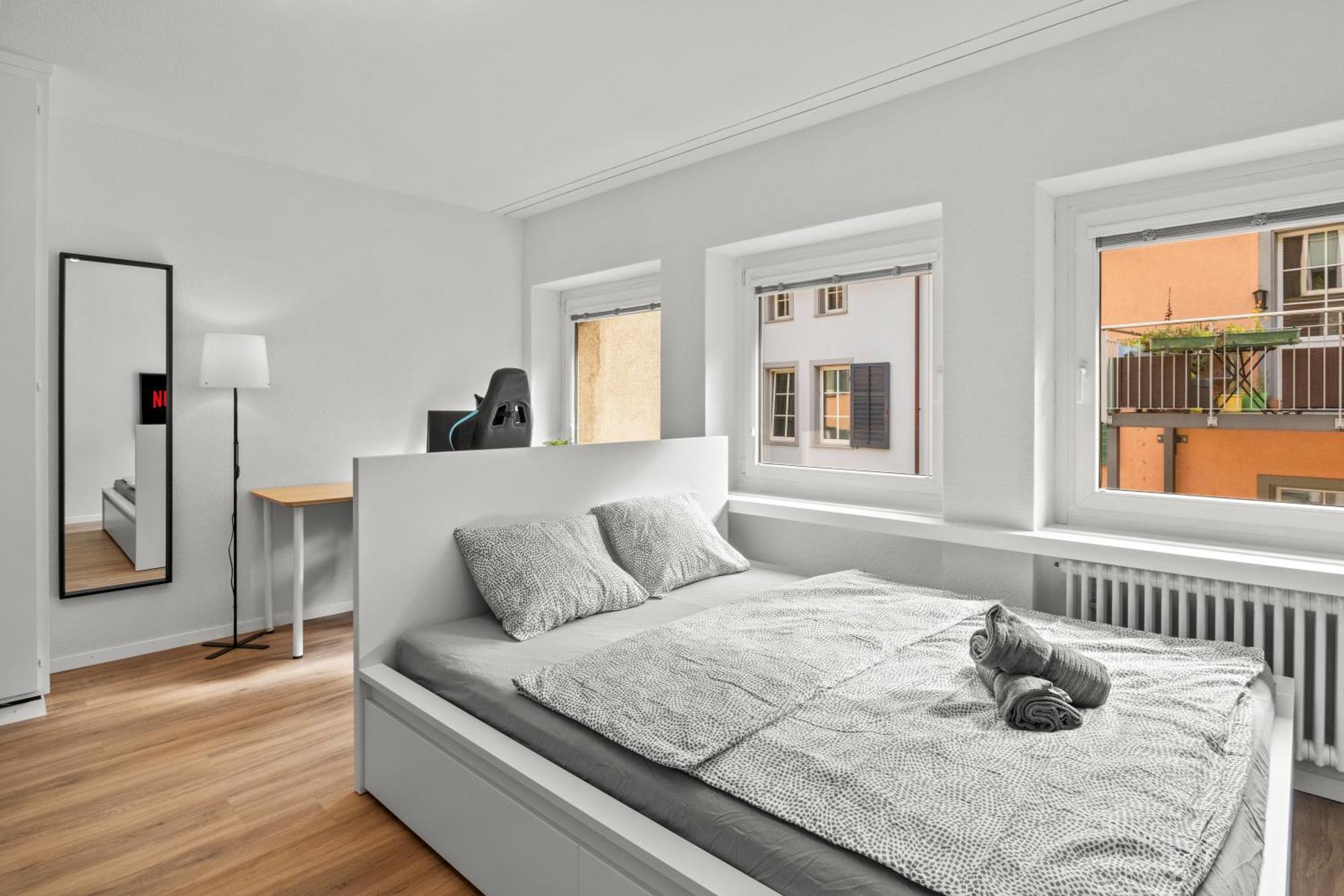 Pearlstay - City Center Twin Bed Workplace Washer Winterthur Bagian luar foto